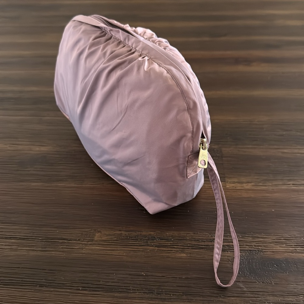 Cole Haan Mauve Packable Hooded Anorack Rain Jacket Small - Picture 12 of 12